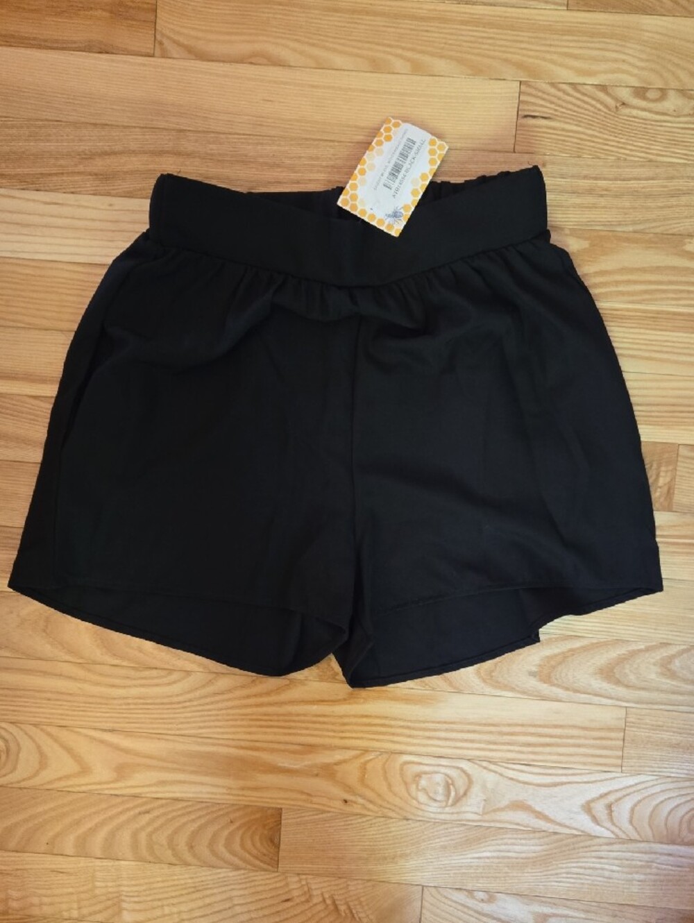 Women's Black High-Waist Shorts - ENTRO SIZE SMALL